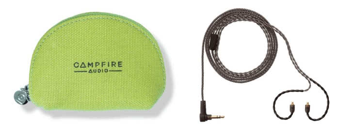 Campfire Audio - Satsuma i Honeydew - futerał i kabel