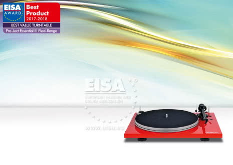 EISA 2017-2018: Pro-Ject Essential III Flexi-Range