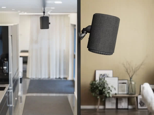 Audio Pro G10 jest niewielki, zatem łatwy do ustawienia w domu lub w dowolnym innym miejscu. Można go także zamocować na ścianie lub nowoczesnej szynie sufitowej.