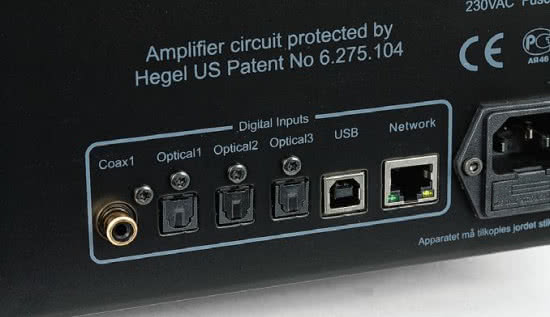 H160 jest jednym z najlepiej wyposażonych wzmacniaczy zintegrowanych - oprócz wejść cyfrowych, w tym wejścia USB, jest tutaj również złącze sieci LAN.