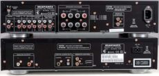 Marantz PM5003 Wzmacniacz Marantza jest dobrze wyposa�ony w wej�cia i wyj�cia. Gniazda g�o�nikowe nie s� zbyt masywne, ale za to mamy od��czane kable sieciowe.