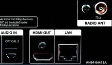 Samsung HT-BD2 W tym systemie mo�liwy jest
upgrade oprogramowania za
po�rednictwem wej�cia LAN.