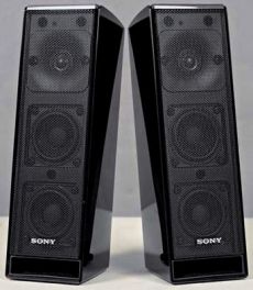 Sony BDV-Z7 Ma�e satelity maj� rzeteln� konstrukcj�
i tweeter z prawdziwego zdarzenia - metalow�
kopu�k� wysokotonow�.