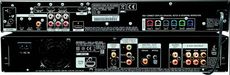 Sony HTP-BD2SRF Odtwarzacz dysponuje normaln� palet� wyj��, g��wn�
umiej�tno�ci� amplitunera w tym zakresie jest prze��czanie
sygna�u HDMI 1080p/ 24p.