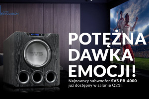 Odsłuchy subwoofera SVS SB-4000 w salonie Q21