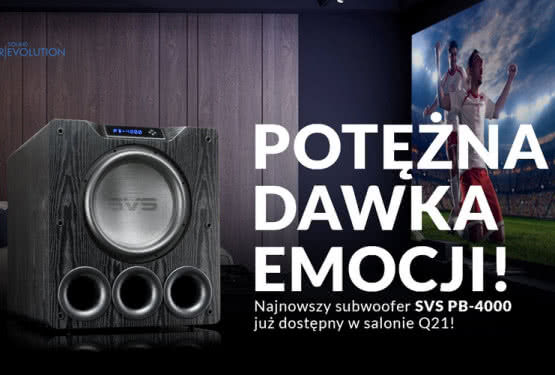 Odsłuchy subwoofera SVS SB-4000 w salonie Q21