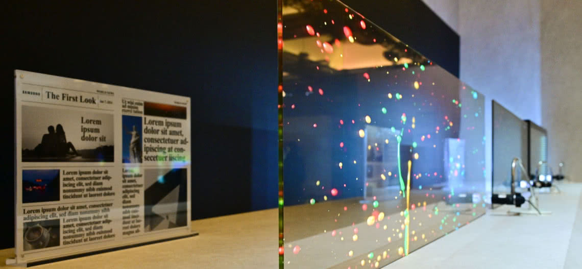 Samsung na CES 2024 - ekran Micro LED i technologia OLED Glare Free