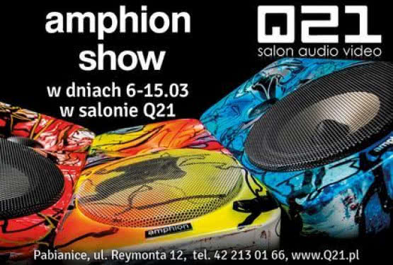 Prezentacje urządzeń Amphion w salonie Q21 w Pabianicach