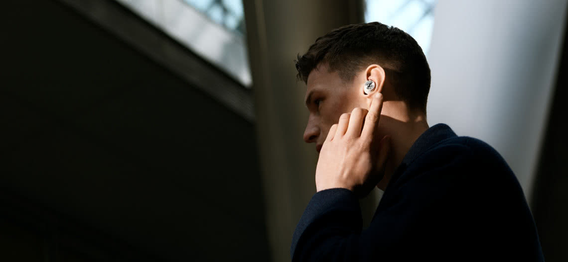 Słuchawki Sennheiser Momentum True Wireless 2 w kolorze białym