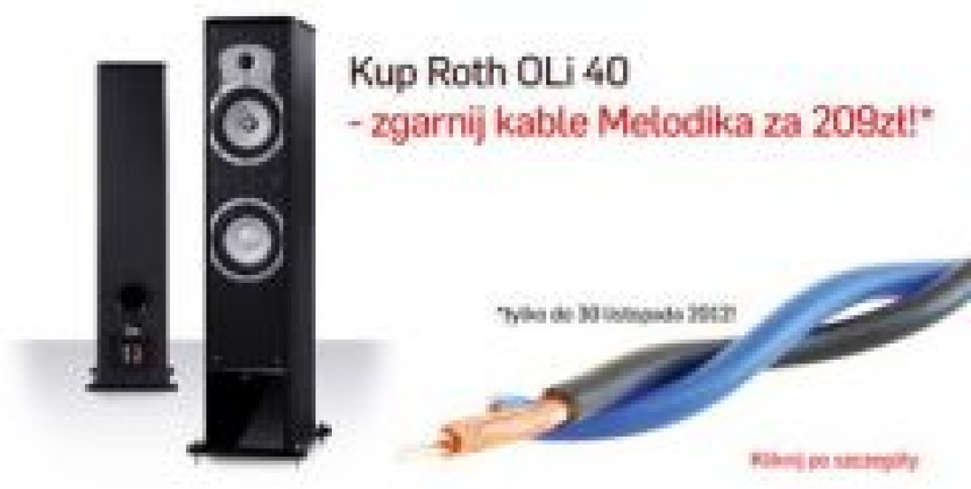 Kup Roth OLi 40 - zgarnij kable Melodiki za 209 zł