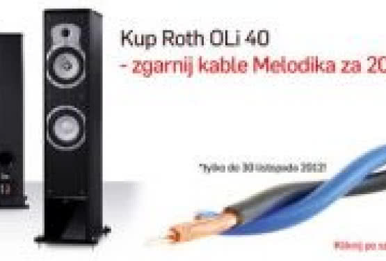 Kup Roth OLi 40 - zgarnij kable Melodiki za 209 zł