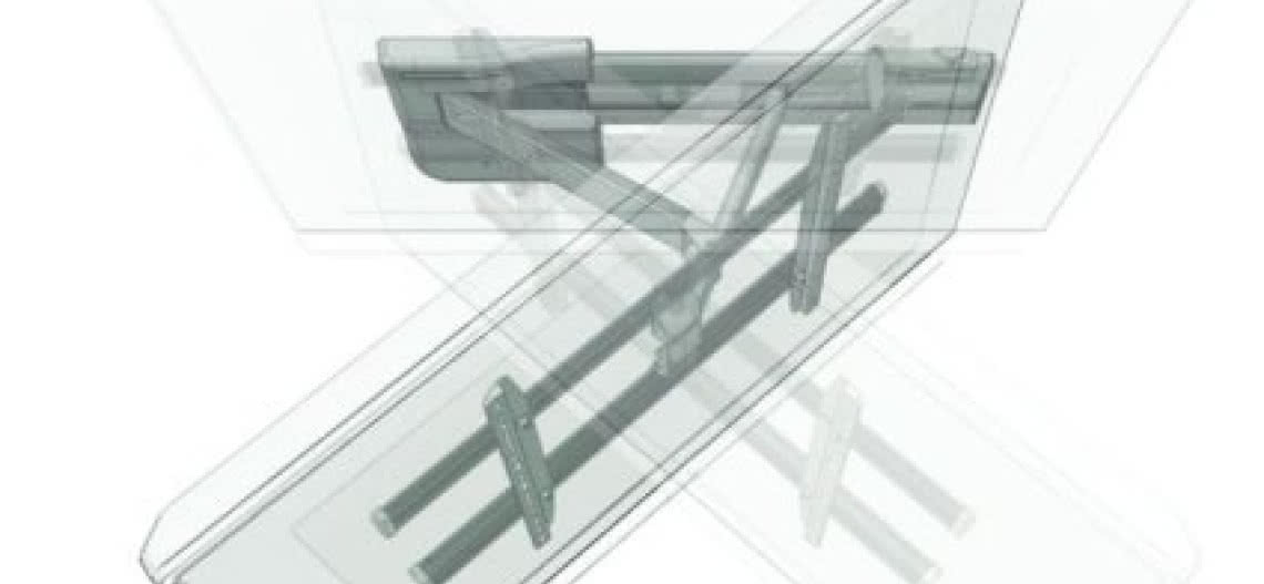 Elektronicznie sterowany uchwyt Glider na LCD/plazmę