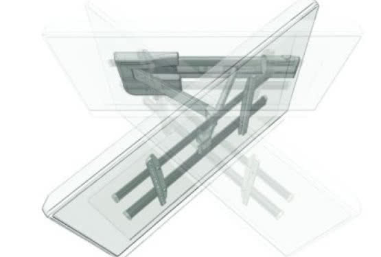 Elektronicznie sterowany uchwyt Glider na LCD/plazmę