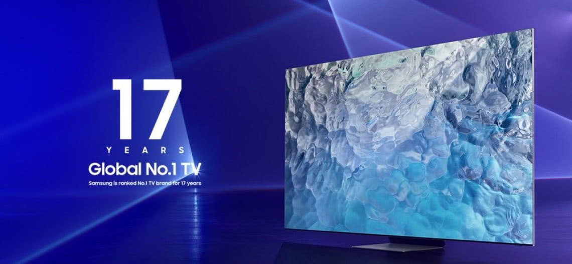 Samsung już po raz 17. liderem globalnego rynku telewizorów