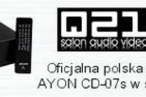 Oficjalna premiera nowego odtwarzacza AYON CD-07s w salonie Q21