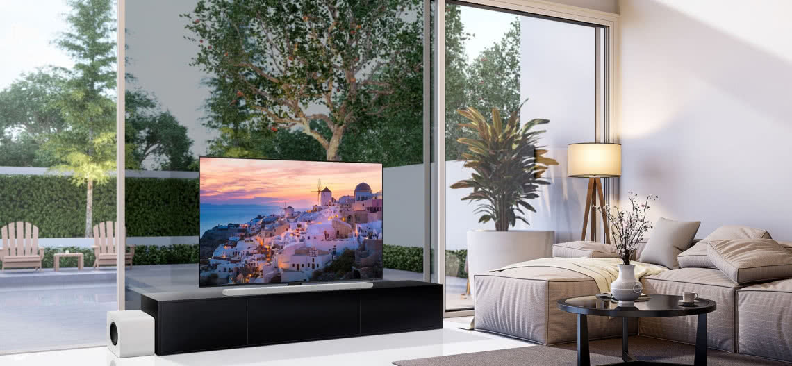 Nagrodzony nagrodą EISA 2023-2024 telewizor Samsung OLED S95C 77" - szczegóły