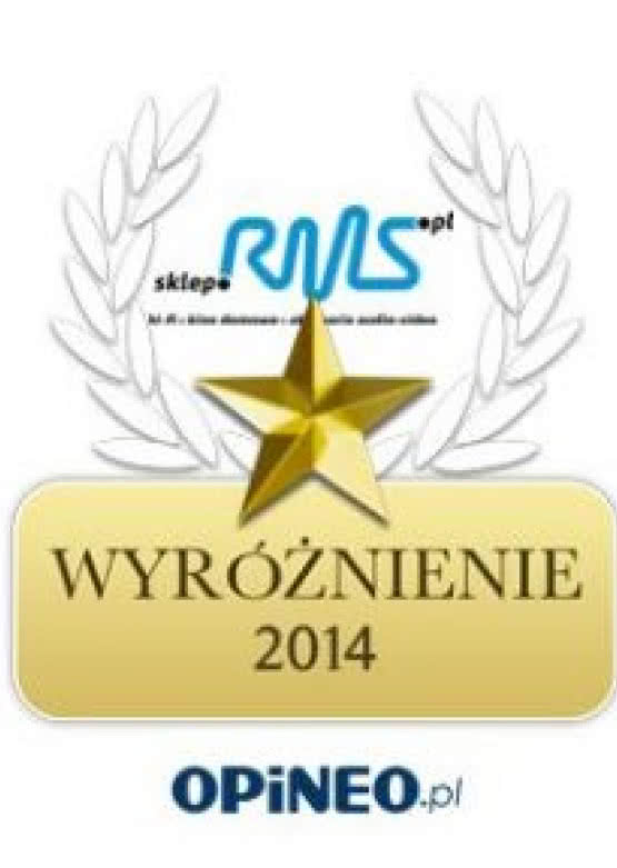 Sklep RMS.pl otrzymał wyróżnienie Opineo.pl