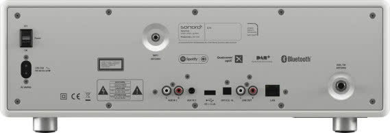 Sonoro Prestige: System audio 2.1 - tylna ścianka