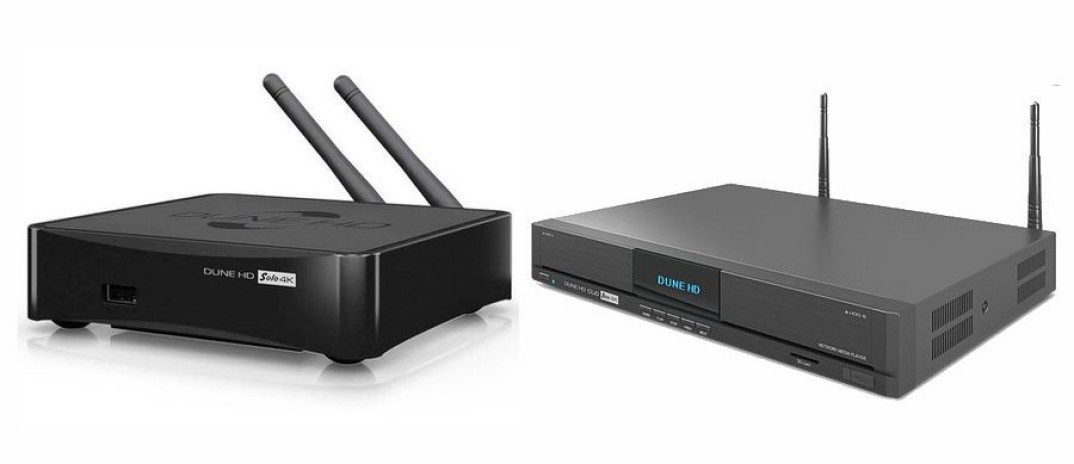 Odtwarzacze plików Dune HD Solo 4K Base i Duo 4K Base