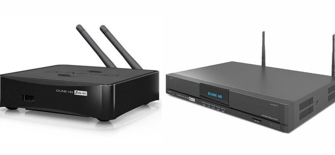 Odtwarzacze plików Dune HD Solo 4K Base i Duo 4K Base