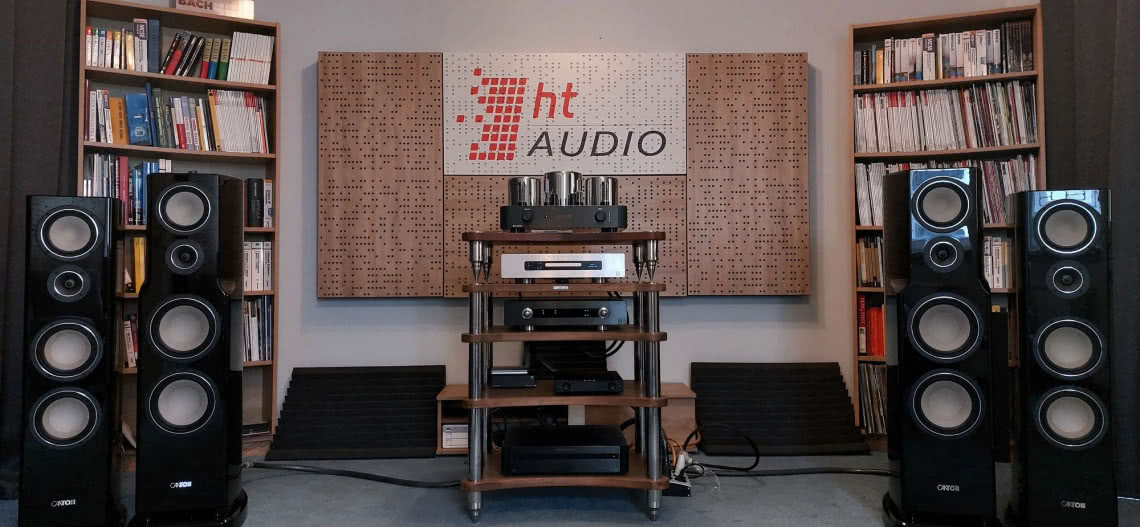 Testy porównawcze kolumn Canton, w tym Reference 3K, w poznańskim salonie HTaudio