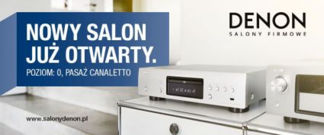 Salon Firmowy Denon w warszawskim centrum handlowym Arkadia