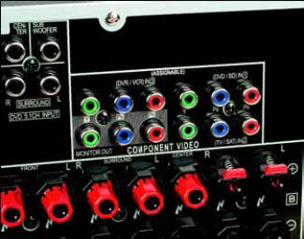 W segmencie analogowego wideo pozostawiono
pełen zestaw komponentowy, całkowicie
rezygnując z S-Video.