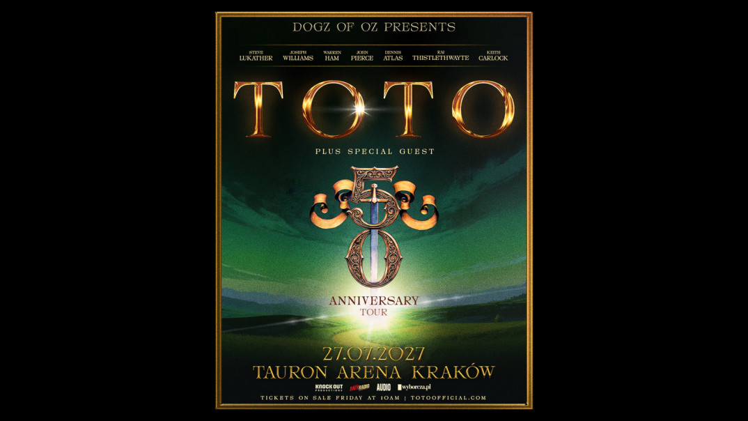 Legendy z TOTO w Polsce. Koncert w lipcu 2027 r.