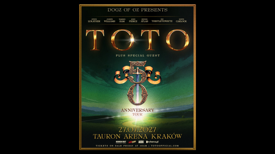 Legendy z TOTO w Polsce. Koncert w lipcu 2027 r.