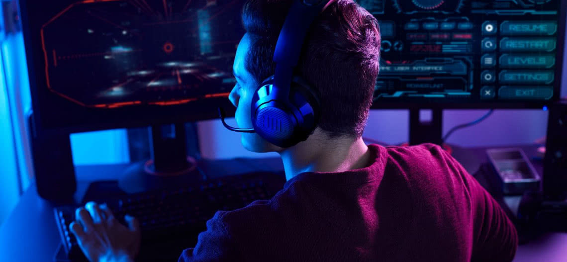 Bezprzewodowy zestaw słuchawkowy do gier JBL Quantum 350 Wireless 