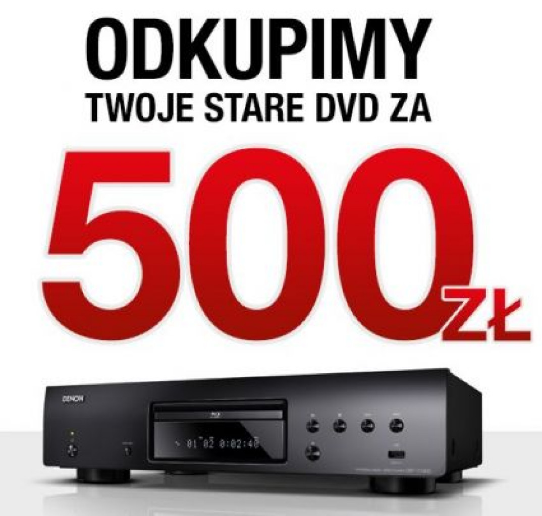 Przynieś stare DVD, otrzymaj zniżkę na zakup blu-ray`a Denon