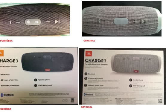 Uwaga na podróbki głośników JBL Go i Charge 3