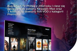 Ponad 200 filmów z Kinoplex za darmo przy zakupie telewizora Philips