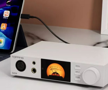 Wzmacniacz słuchawkowy z DAC (DAC/AMP) Topping DX5 II - podwójny certyfikat Hi-Res, chip ESS ES9039Q2M