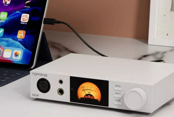 Wzmacniacz słuchawkowy z DAC (DAC/AMP) Topping DX5 II - podwójny certyfikat Hi-Res, chip ESS ES9039Q2M