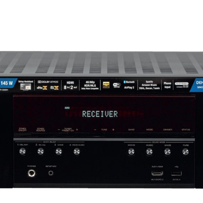 Amplituner AV Denon AVR-S950H - test | test, cena i sklepy