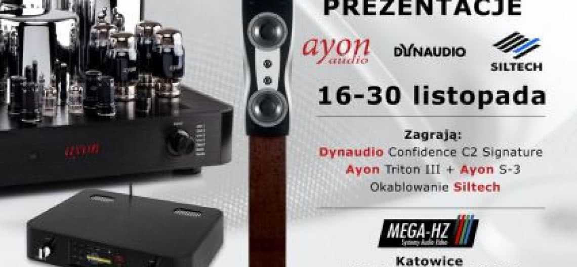 Prezentacja odtwarzacza strumieniowego Ayon S-3 w Mega Hz Katowice