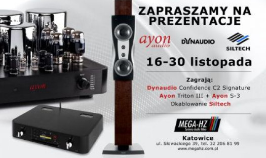Prezentacja odtwarzacza strumieniowego Ayon S-3 w Mega Hz Katowice