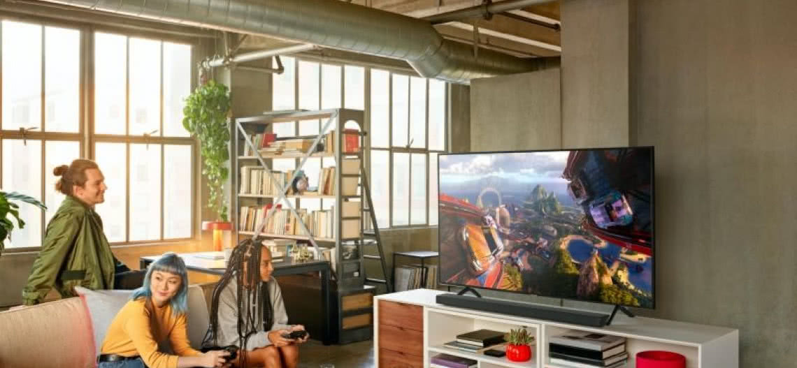 TV Samsung QLED Q60 i soundbar Q60R Harman Kardon