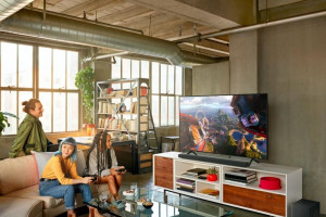 TV Samsung QLED Q60 i soundbar Q60R Harman Kardon