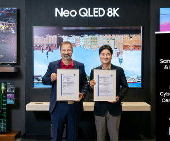 Ekrany Samsung z certyfikatem cyberbezpieczeństwa