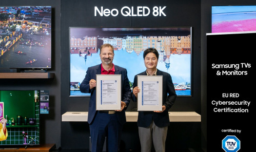 Ekrany Samsung z certyfikatem cyberbezpieczeństwa