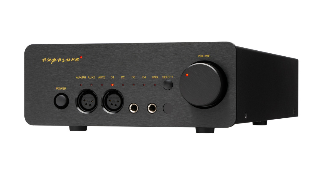 Wzmacniacz słuchawkowy z przedwzmacniaczem gramofonowym Exposure XM HP