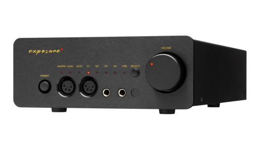 Wzmacniacz słuchawkowy z przedwzmacniaczem gramofonowym Exposure XM HP