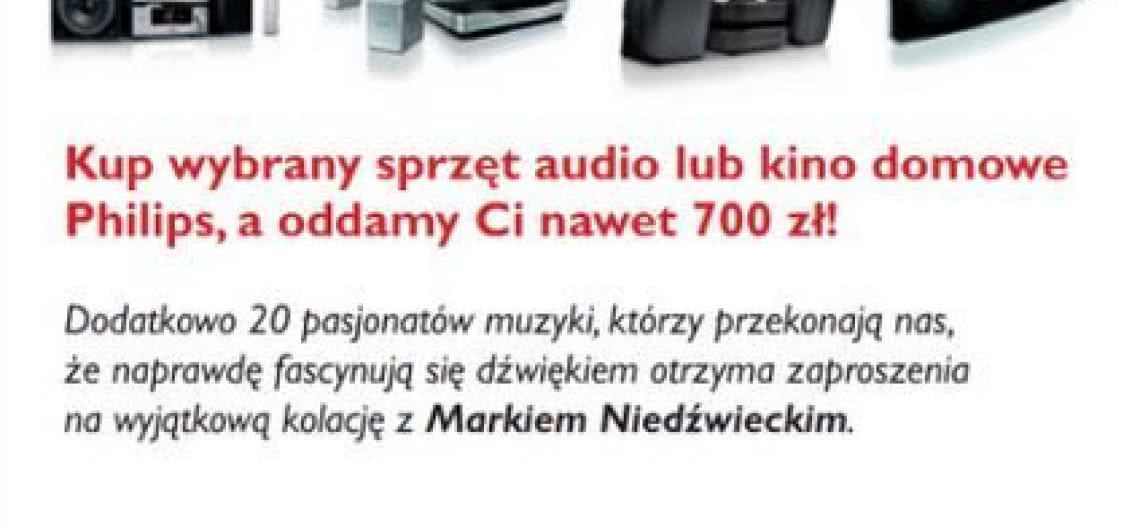 Philips zwraca pieniądze i umawia z Markiem Niedźwieckim