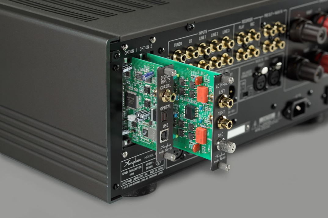 Accuphase: karta AD-50 i DAC-50