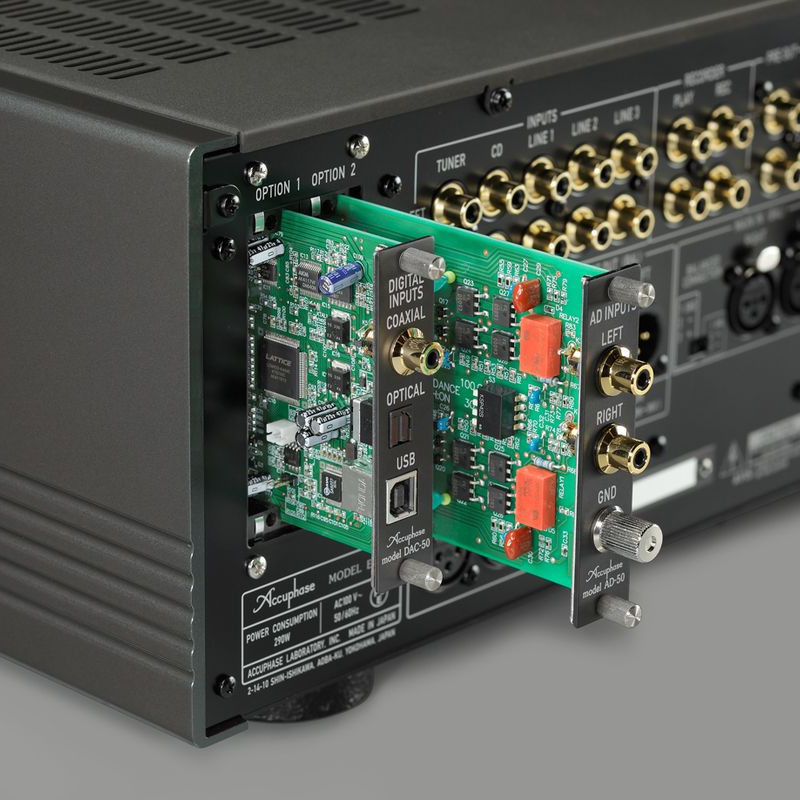 Accuphase: karta AD-50 i DAC-50