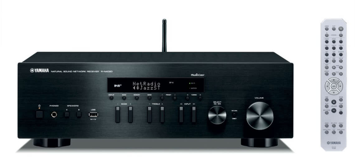 Sieciowy amplituner Yamaha R-N402D z obsługą MusicCast