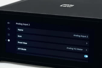 W menu znajdziemy najróżniejsze rarytasy,
między innymi sekcję konfiguracji dla każdego
z wejść.