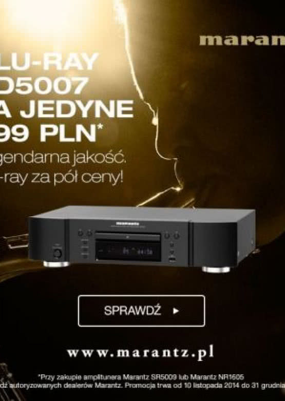 Odtwarzacz Blu-ray Marantz za pół ceny przy zakupie amplitunera SR6009